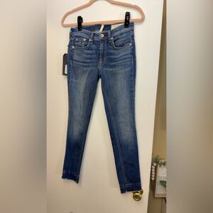 rag & bone Women's Blue Skinny Jeans